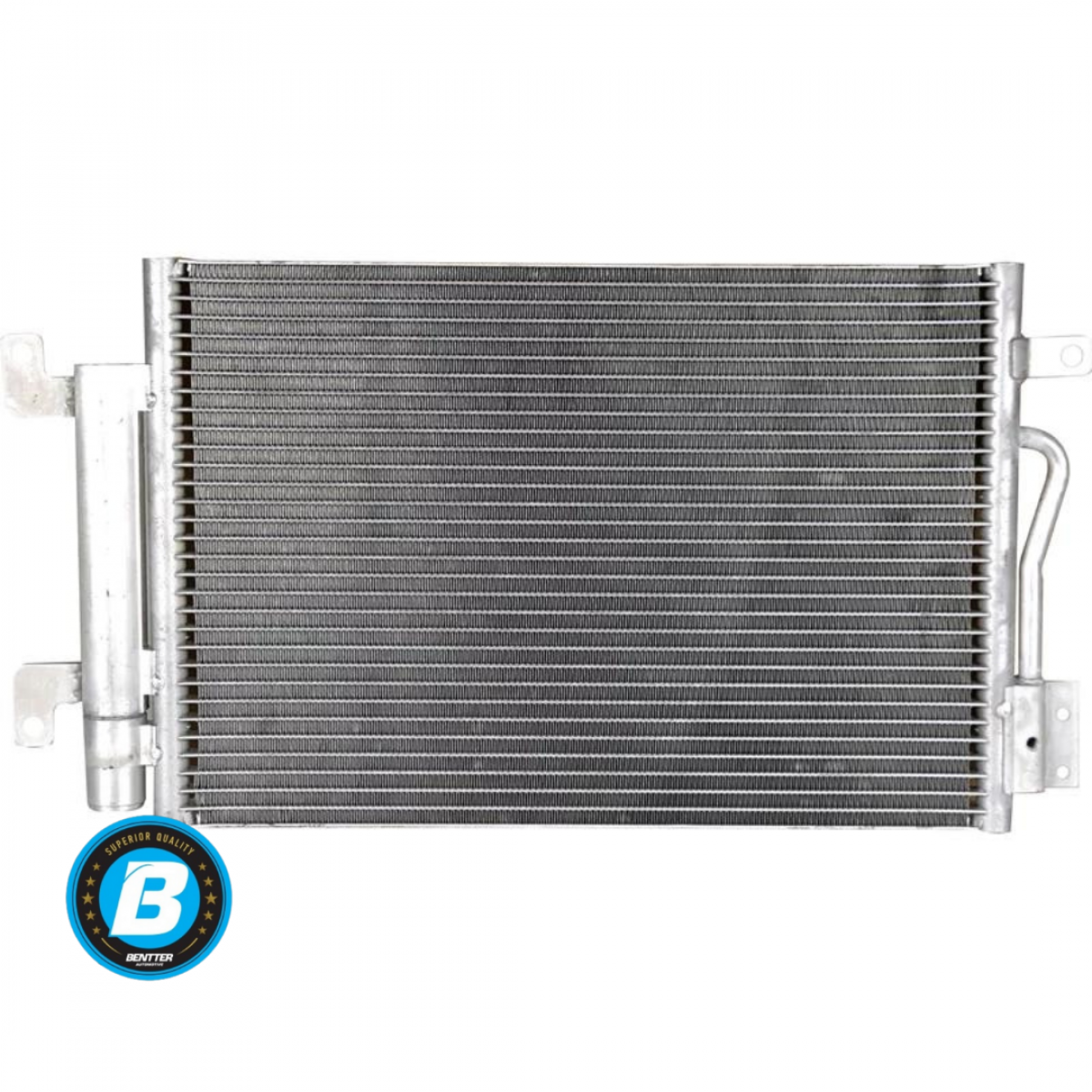 CONDENSADOR FIAT PALIO / SIENA / STRADA 1.0/1.4 2008> / DOBLO TODOS 1.4 / 1.8 E.TORQ 2009> FLUXO PARALELO