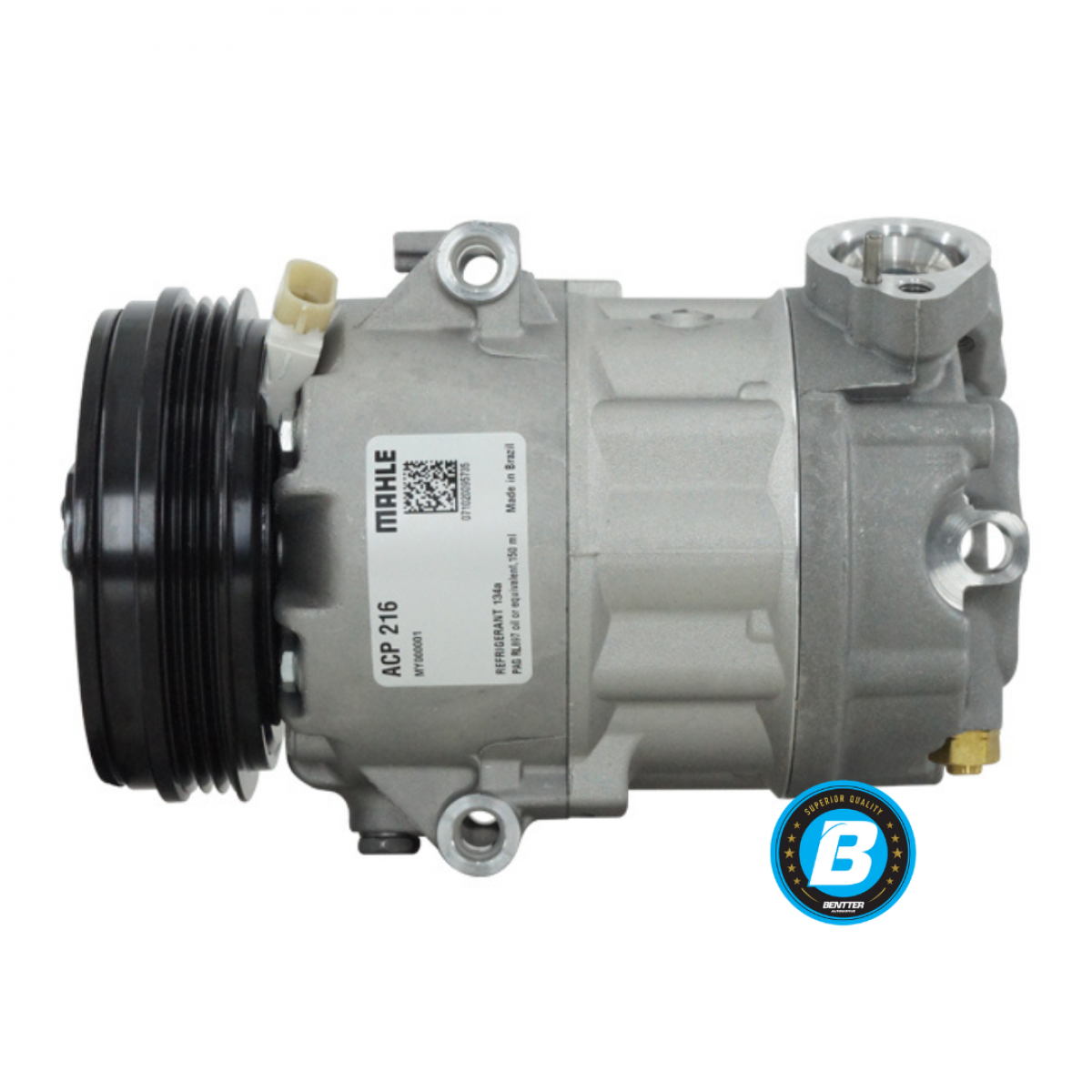COMPRESSOR MAHLE ACP216 VW FOX / POLO 1.0 /1.6 2007 A 2015 / GOL G5 G6 1.0/1.6 2008 A 2015 / SAVEIRO / VOYAGE 1.0/1.6 2009 A 2015 