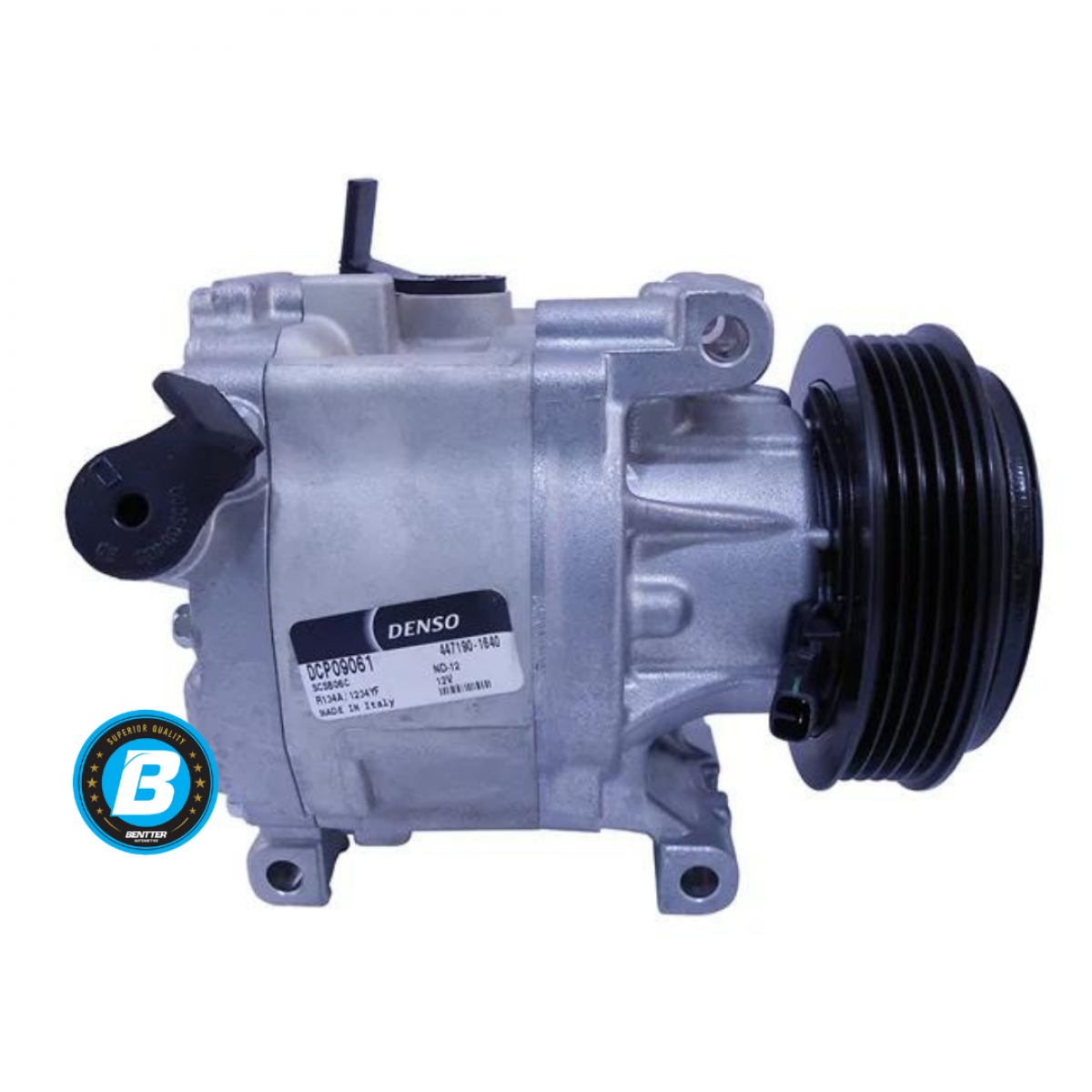 COMPRESSOR DENSO FIAT PUNTO 1.4 / PALIO/ FIORINO / STRADA / UNO FIRE 2004> / FIAT 500 2009>