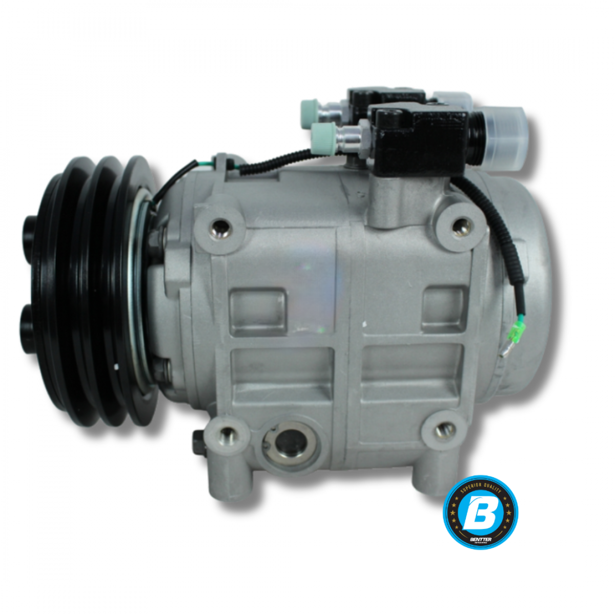COMPRESSOR UNIVERSAL MICRO ÔNIBUS SELTEC TM31 POLIA 2V 156MM 24V (SAIDA VERT) 