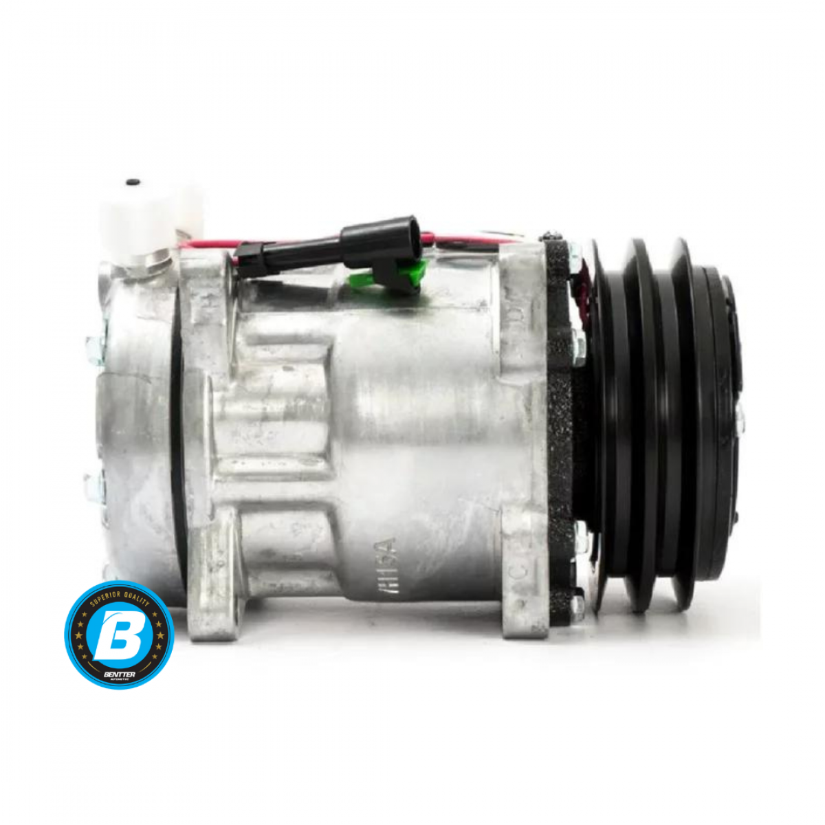 COMPRESSOR DENSO SD7H15 UNIVERSAL CANAL A2 8 ORELHAS SAIDA VERTICAL 12V