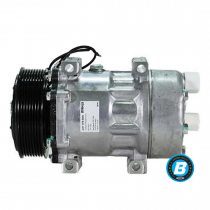 COMPRESSOR MAHLE ACP1378 UNIVERSAL SE7H15 8PK 12V PASSANTE / 4FIX SAIDA TRASEIRA LAND ROVER DEFENDER