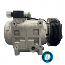 COMPRESSOR UNIVERSAL MICRO ÔNIBUS SELTEC TM31 POLIA 8PK 156MM 24V (SAIDA VERT) 